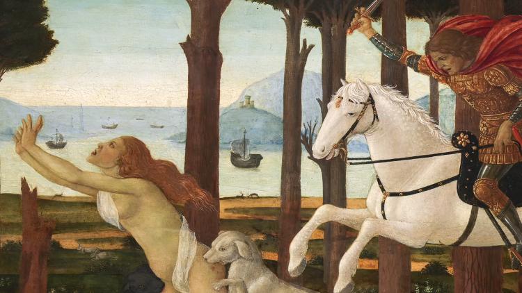 Reconstitution d'une scène de chasse